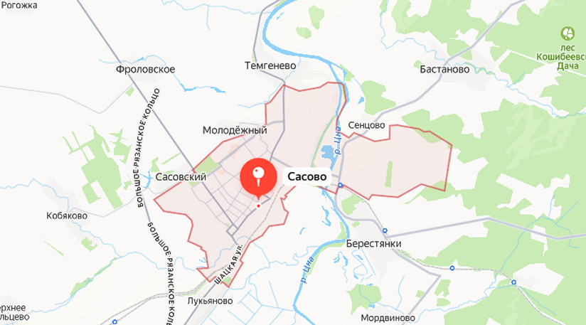 Карта районов